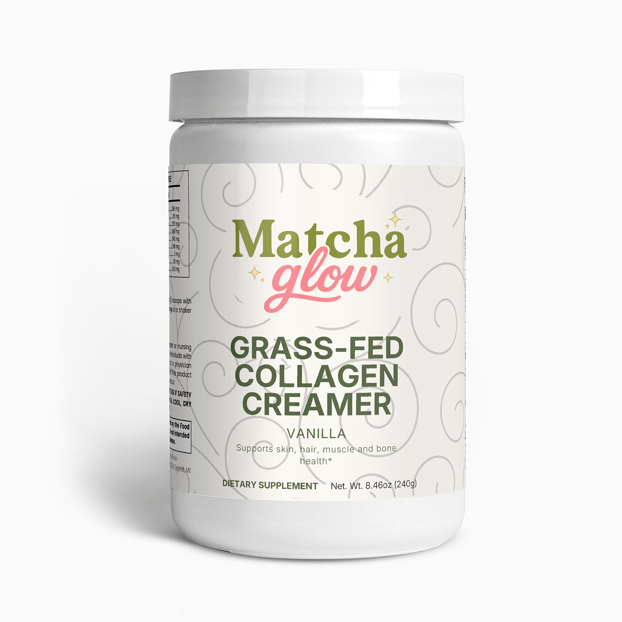 Grass-Fed Collagen Creamer (Vanilla)